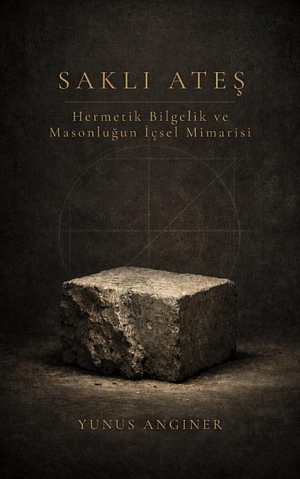 Saklı Ateş: Hermetik Bilgelik ve Masonluğun İçsel Mimarisi — kitap kapağı
